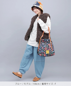 チチカカ |裾タブ付2WAYシルエットデニムパンツ