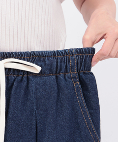 チチカカ |裾タブ付2WAYシルエットデニムパンツ