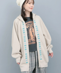 チチカカ |ネイティブシルバー刺繍ジップパーカー