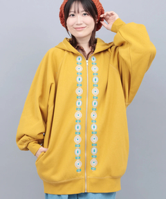 チチカカ |ネイティブシルバー刺繍ジップパーカー
