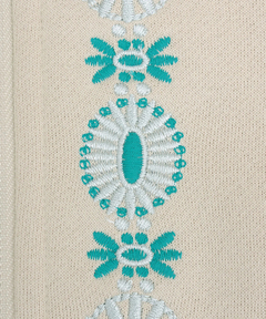 チチカカ |ネイティブシルバー刺繍ジップパーカー
