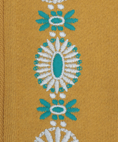 チチカカ |ネイティブシルバー刺繍ジップパーカー